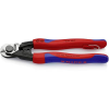 Knipex Drótkötél vágó olló Alkalmas (csupaszoló technika) Vég perselyek a Bowden-perselyeken és a sodronyköteles felvonókon 7 mm 7 Knipex 95 62 190 T (95 62 190 T)