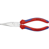 Knipex Hosszúcsőrű fogó 190 mm, hosszú, fél kerek, fogazott pofa, Knipex 30 25 190 (30 25 190)