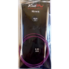 KnitPro NOVA Fix körkötőtű, 120cm - 4,5mm rövidáru