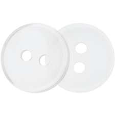 Knoflíky Žirovnice Bellatex 1,3 cm átlátszó 2 lyuk 356686, 6 darabos készlet rövidáru