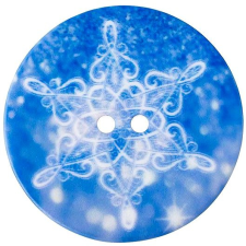 Knoflíky Žirovnice BELLATEX 3,5 cm, hópehely 401679 - 3 darabos készlet rövidáru