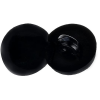 Knoflíky Žirovnice Žirovnice 1 cm-es gomb fekete 366285F, 6 darabos készlet