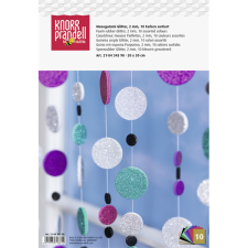 Knorr Prandell a4 10 db/csomag glitteres dekorgumi szett 218434598 kreatív és készségfejlesztő