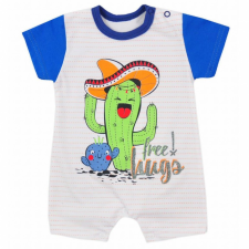 KOALA Baba nyári napozó Koala Cactus Summer kék (Méret: 68) rugdalózó