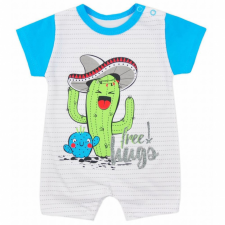 KOALA Baba nyári napozó Koala Cactus Summer türkiz (Méret: 68) rugdalózó