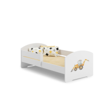 Kobi Gyermekágy LUK 160x80 korlátokkal - Excavator ágy és ágykellék