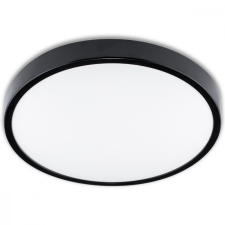 Kobi LED felületre szerelhető mennyezeti fürdőszobai lámpa 12W 4000K IP44 ZOE Fekete 30cm világítás