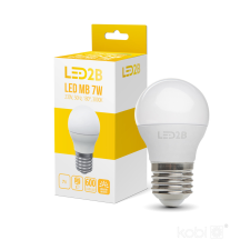 Kobi LED izzó E27 gömb alakú 7W 600lm 3000K Meleg 180° LED2B Kobi izzó