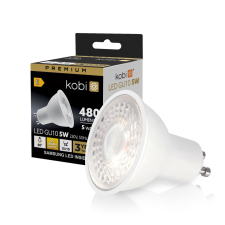 Kobi LED izzó GU10 spotlámpa 5W 450lm 3000K Meleg 80° Prémium Kobi izzó