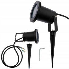 Kobi LED kerti lámpa GU10 IP65 TIGHT Fekete - 1m kábel kültéri világítás