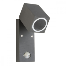 Kobi LED kerti lámpa QUAZAR 15 LX GU10 IP44 KOBI Szürke érzékelő kültéri világítás