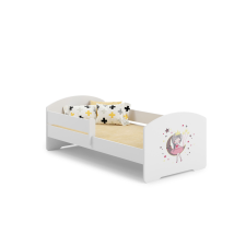 Kobi LUK gyerekágy 140x70 korlátokkal - Sleeping princess - Alvó hercegnő gyermekágy