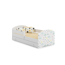 Kobi LUK gyerekágy 160x80 fiókkal - Stars gyermekágy