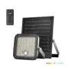 Kobi Napelemes LED reflektor kültéri kertre 10W 1500lm 4000K semleges 120° mozgás- és alkonyérzékelővel IP65 fekete MHCS Kobi