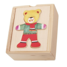 Kocka Kft. Fa öltöztető játék - macis (1 részes) kreatív és készségfejlesztő