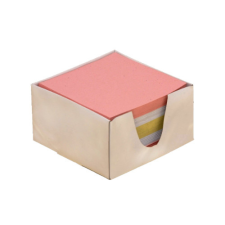 Kockatömb 9x9x4,5 lap dobozos színes jegyzettömb