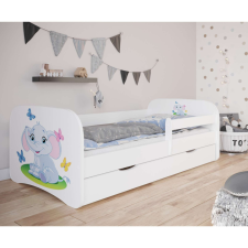  Kocot Kids Babydreams Ifjúsági ágy ágyneműtartóval és matraccal - Elefánt - Többféle méretben és ... gyermekbútor