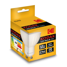 Kodak LED Izzó Spot Alu-Plastic 3W GU10 110° 6000K (240 lumen) izzó