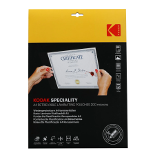 Kodak visszaszedhető lamináló fólia A4, 200 micron, 10 db (KO-LMA4RET-PK10F) lamináló fólia