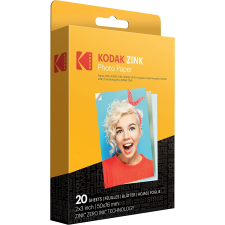 Kodak Zink instant fotópapír, 2x3" papírméret, 20db (KO-RODZ2X320) fotópapír
