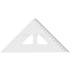 KOH-I-NOOR 744750 60°/250 átlátszó háromszög vonalzó (KOH-I-NOOR_7250053000) vonalzó