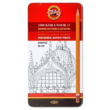 KOH-I-NOOR Graphic 1502/3 fémdobozos grafitceruza szett ceruza