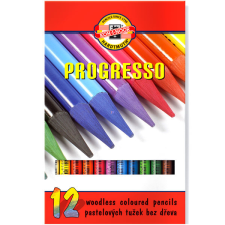 KOH-I-NOOR Progresso famentes színes ceruza készlet - 12 db-os színes ceruza