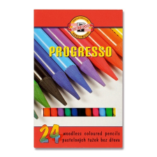 KOH-I-NOOR Színes ceruza KOH-I-NOOR 8758 Progresso hengeres 24db-os készlet színes ceruza