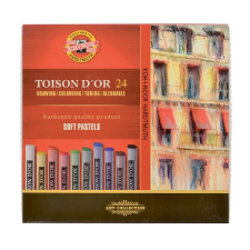 KOH-I-NOOR Toison d'Or porpasztell krétakészlet - 24 db pasztellkréta