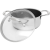 KOHERSEN 71103 Black Cube Lábas Üveg fedővel 20cm / 2.8L - Ezüst (71103)
