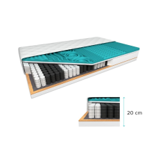 Kókusz matrac COCO MAXI 20 cm 80 x 200 cm Matracvédő: Matracvédővel ágy és ágykellék