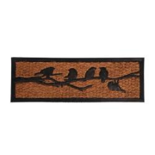  Kókuszrost és gumi lábtörlő madár mintás, 75x25cm (701-230 - RB239) lakástextília