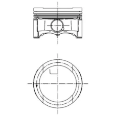 KOLBENSCHMIDT dugattyú 99792620 autóalkatrész