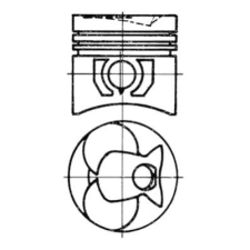 KOLBENSCHMIDT Dugattyú KOLBENSCHMIDT 93444600 kormányvezérlő és kiegészítői