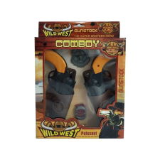 Kolibri Játék Cowboy páros pisztoly készlet katonásdi