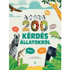 Kolibri Kiadó 200 kérdés állatokról gyermek- és ifjúsági könyv