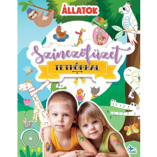 Kolibri Kiadó Színezőfüzet tetkókkal - Állatok gyermek- és ifjúsági könyv
