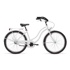  Koliken 26″ alu. Cruiser női, fehér city kerékpár
