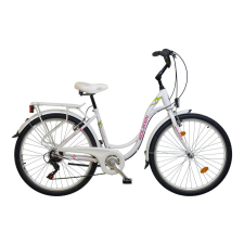 KOLIKEN SweetBike SX6 női Városi Kerékpár 26&quot; #fehér city kerékpár