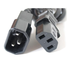 Kolink Monitor hosszabbító tápkábel 1,8m (KKTE01) (KKTE01) kábel és adapter