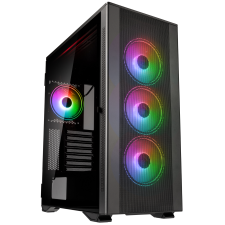 Kolink Stronghold Prism RGB Fekete (STRONGHOLD PRISM) számítógép ház