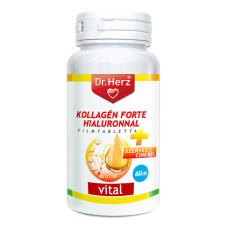 Kollagén Forte Hialuronnal 60 tabletta Dr. Herz vitamin és táplálékkiegészítő
