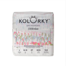 Kolorky Day öko pelenka, Celebration, L (8-13kg), 27db pelenka