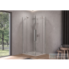Kolpa San Polaris Q 80 SBR/1 szögletes nyílóajtós zuhanykabin, króm 515310