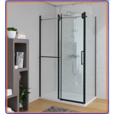 Kolpa San Virgo UNI TK szögletes zuhanykabin 140x80 cm Ezüst kád, zuhanykabin
