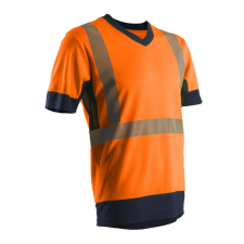  KOMA HI-VIZ NARANCS RÖVID UJJÚ PÓLÓ_M láthatósági ruházat