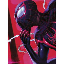 Komar Marvel Spider-Man Pondering falikép 30 cm x 40 cm piros grafika, keretezett kép