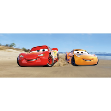 Komar nemszőtt fotótapéta Cars3 Beach 100 cm x 250 cm tapéta, díszléc és más dekoráció