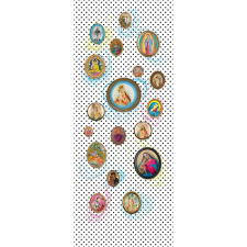 Komar vlies fotótapéta Polka Dots 100 cm x 250 cm tapéta, díszléc és más dekoráció