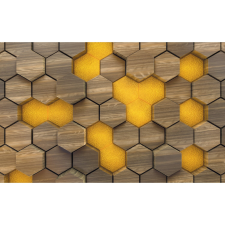 Komar vlies fotótapéta Woodcomb Olive 400 cm x 250 cm tapéta, díszléc és más dekoráció